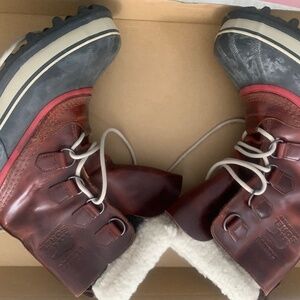 Sorel Winter Leather Boots Sz. 7